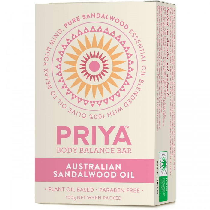 Priya - Natural Sandalwood Soap (100g)