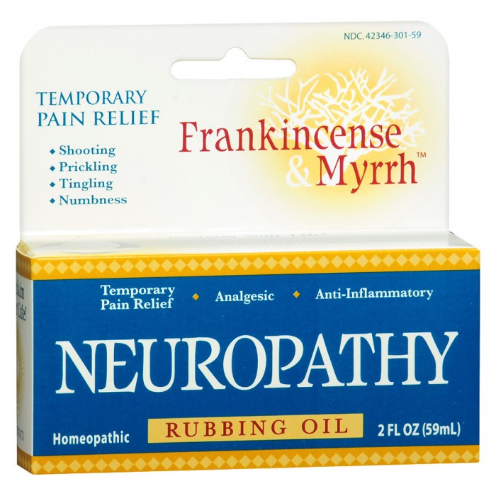 Frankincense & Myrrh Neuropathy Rubbing Oil (59ml)