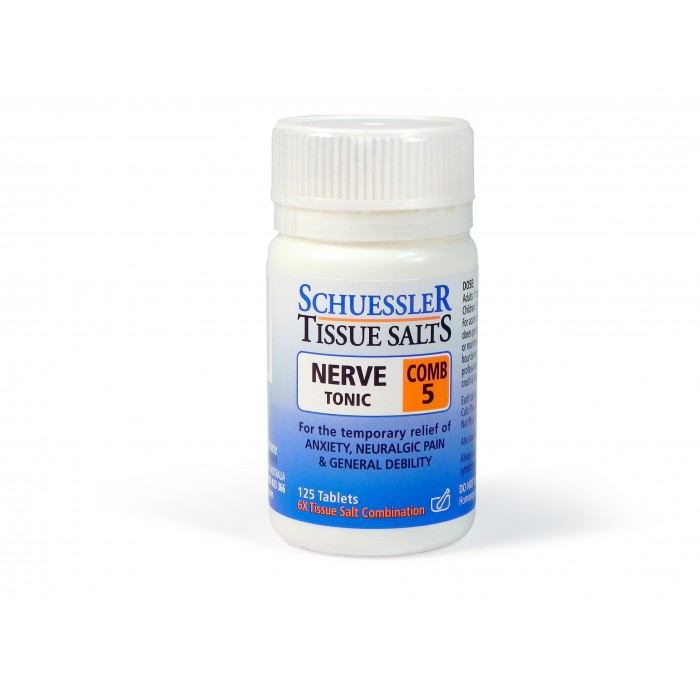 Schuessler Tissue Salts - Nerve Tonic (125 Tablets)
