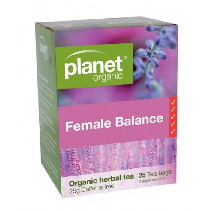 Planet Organics - Female Balance Herbal Tea (25 Bags)