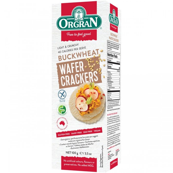 Orgran - Gluten Free Wafer Buckwheat (100g)