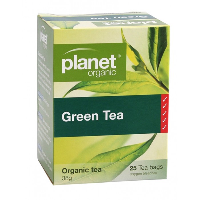 Planet Organics - Green Tea Herbal Tea (25 Bags)