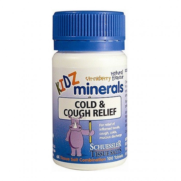 Schuessler Tissue Salts - Kids Minerals Cold and Cough (100 Tablets)