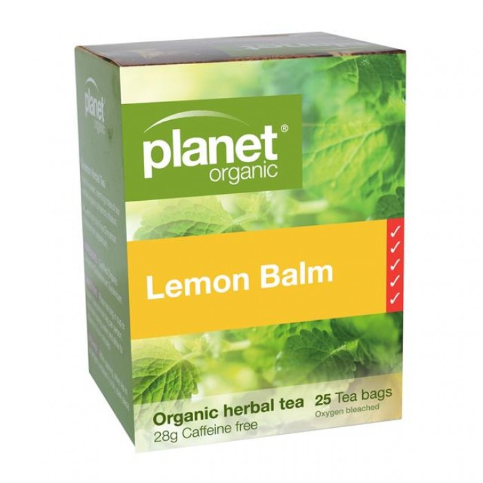Planet Organics - Lemon Balm Herbal Tea (25 Bags)