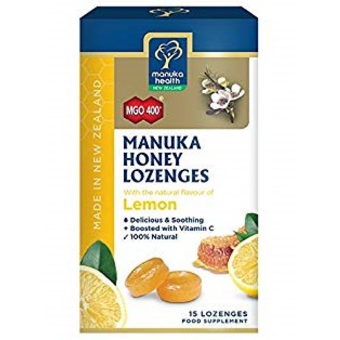 Manuka Health - Manuka Honey Lozenges with Lemon (15 Lozenges)