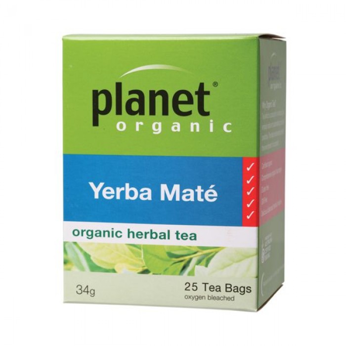 Planet Organics - Yerba Mate Herbal Tea (25 Bags)