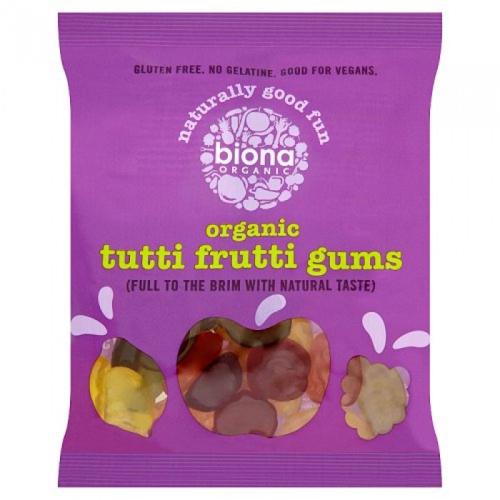 Biona Organics - Tutti Frutti Fruit Gummy Lollies (75g)