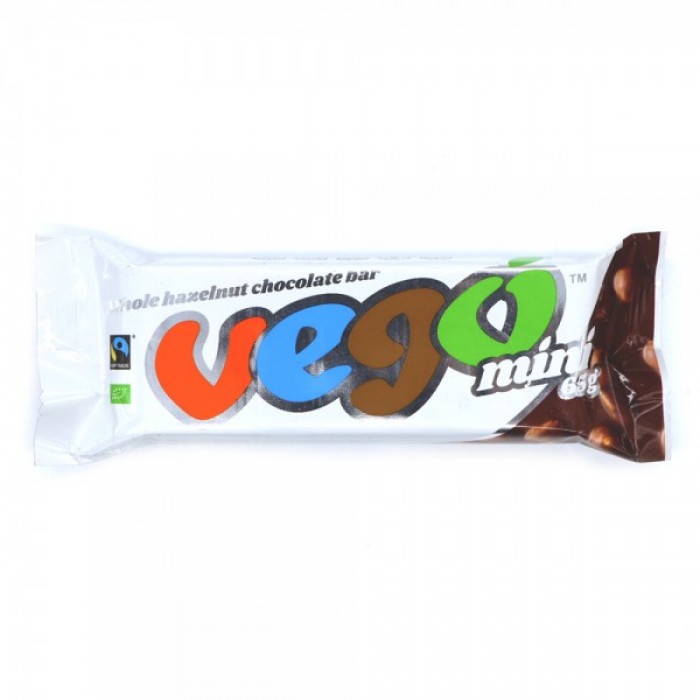 VEGO - Mini Whole Hazelnut Chocolate Bar (65g)