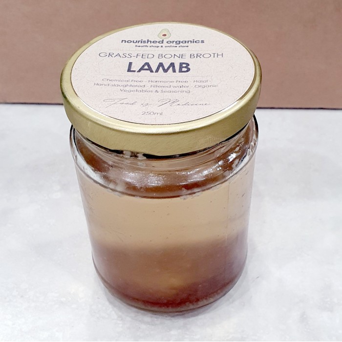 Lamb Grass Fed Bone Broth (Frozen) - 250ml