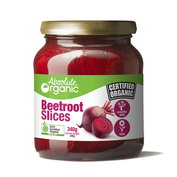 Absolute Organic - Beetroot Slices (340g)