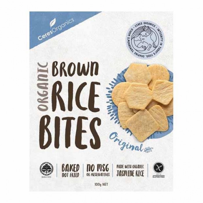 Ceres Organics - Brown Rice Bites Original (100g)