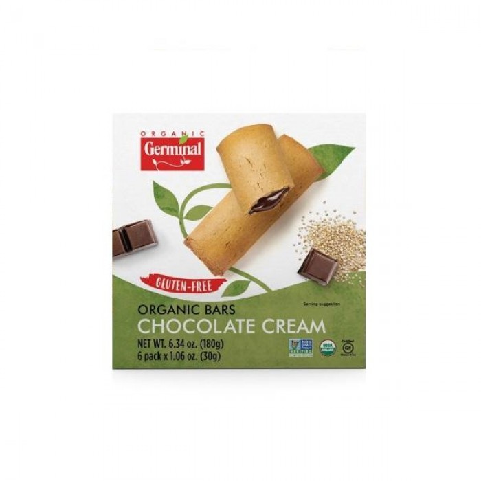 Organic Germinal - Chocolate Cream Bars (6 Pack)