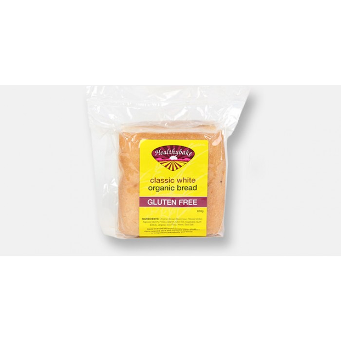 Healthybake Classic White Organic Gluten Free Bread (670g)