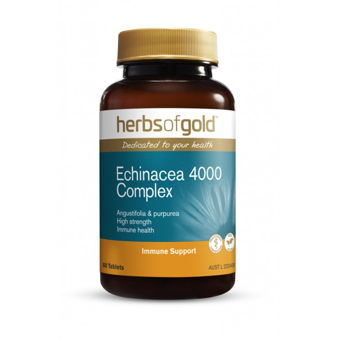 Herbs Of Gold - Echinacea 4000 Complex (30 Tablets)