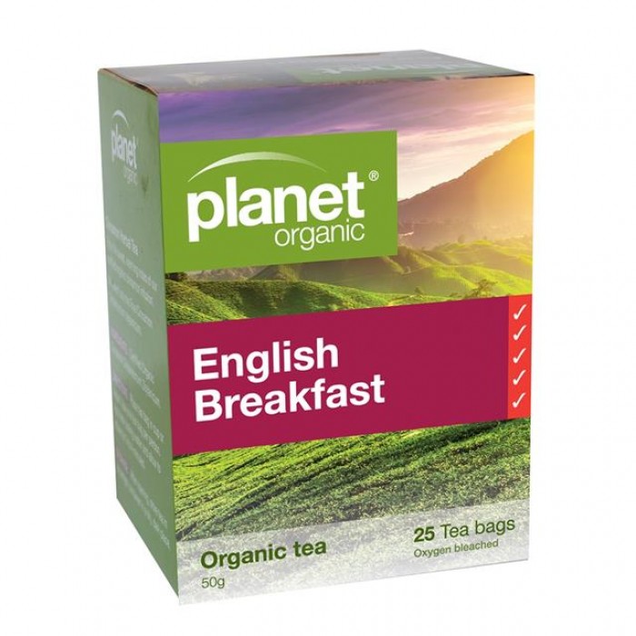 Planet Organics - English Breakfast Black Tea (25 Teabags)