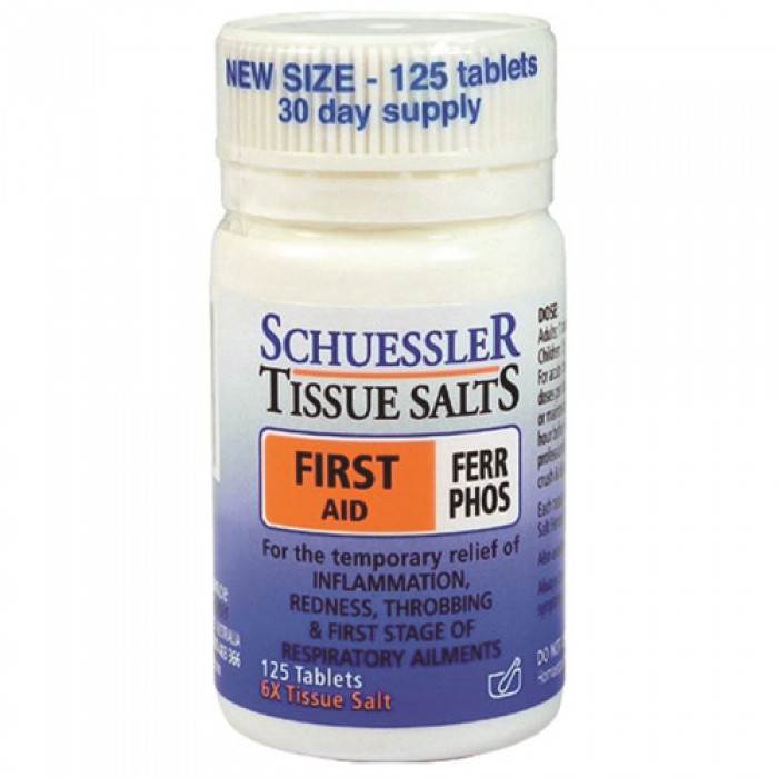 Schuessler Tissue Salts - First Aid (125 Tablets)