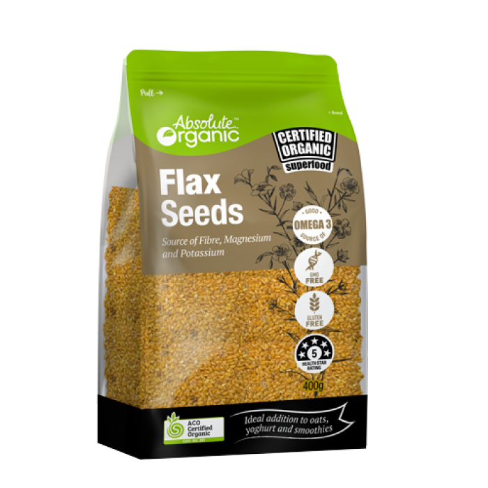 Absolute Organics - Flax Seeds (400g)