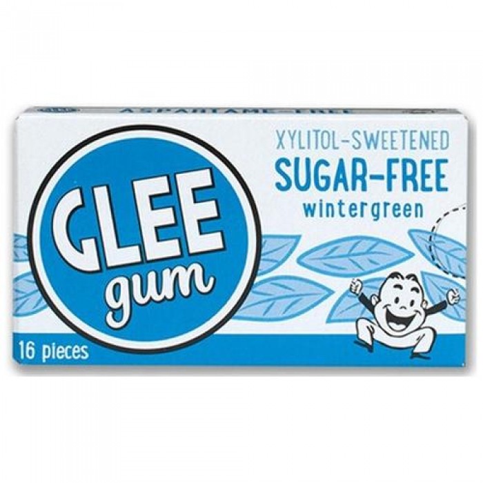 Wintergreen Sugar-Free Glee Gum (16pces)