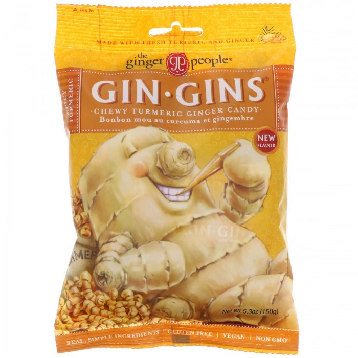 The Ginger People - Gin Gins Spicy Turmeric (150g)