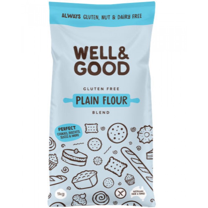 Well and Good Gluten Free plain flour blend 1kg