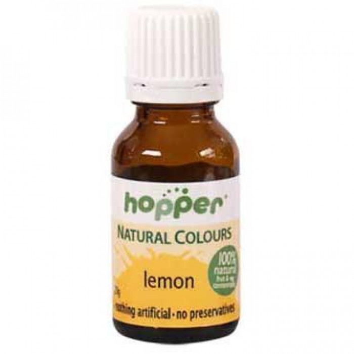 Hopper Natural Colouring Lemon Yellow