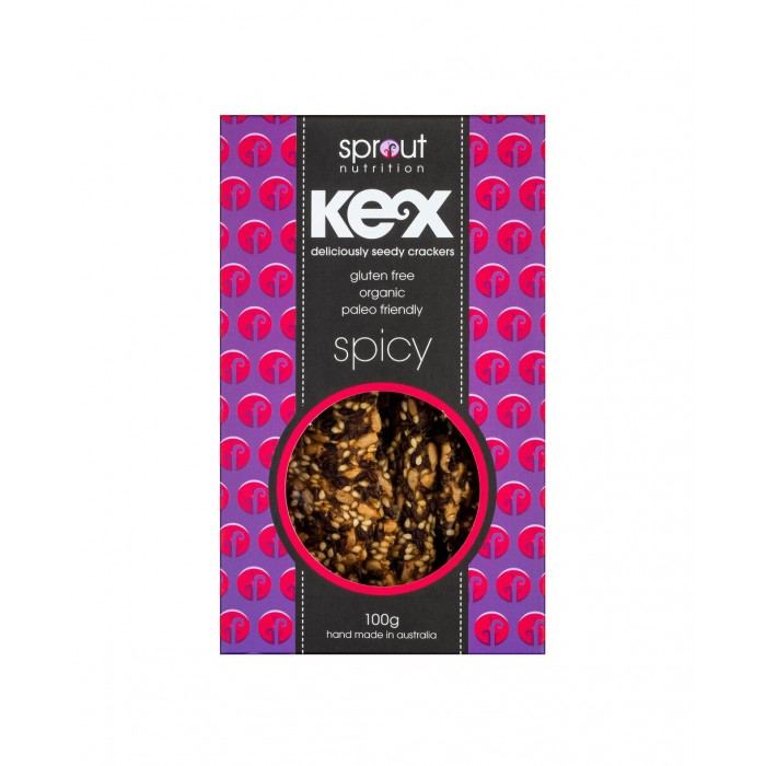 Sprout Nutrition - Kex Seedy Crackers Spicy (100g)