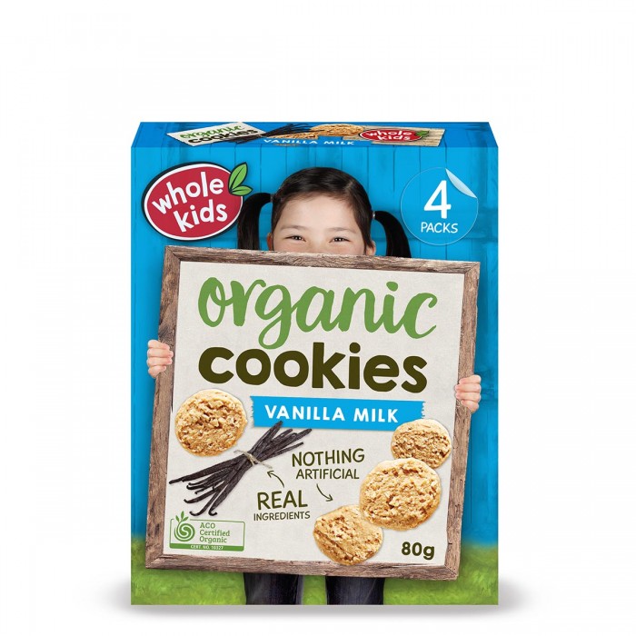 Whole Kids - Vanilla Cookies (4 Pack) 