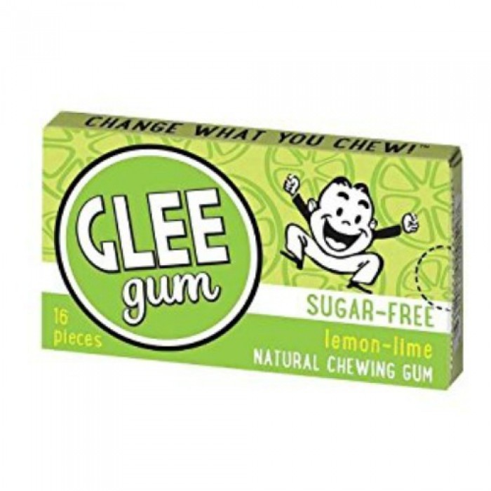 Lemon Lime Sugar-Free Glee Gum (16pces)