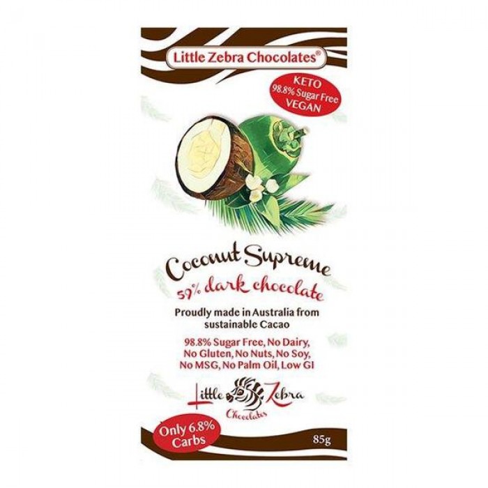 Little Zebra Chocolates - Coconut Supreme (85g)