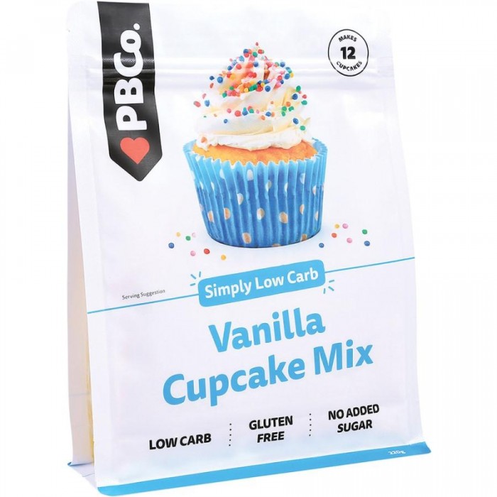 PBCO. - Low Carb Vanilla Cupcake Mix (220g)