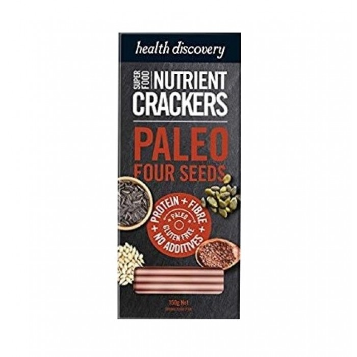 Health Discovery - Super Food Nutrient Crackers Paleo Four Seeds (150g)