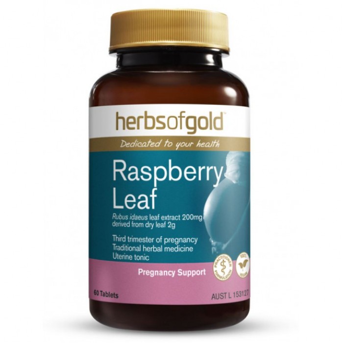 Herbs Of Gold - Raspberry Leaf (60 Tablets)