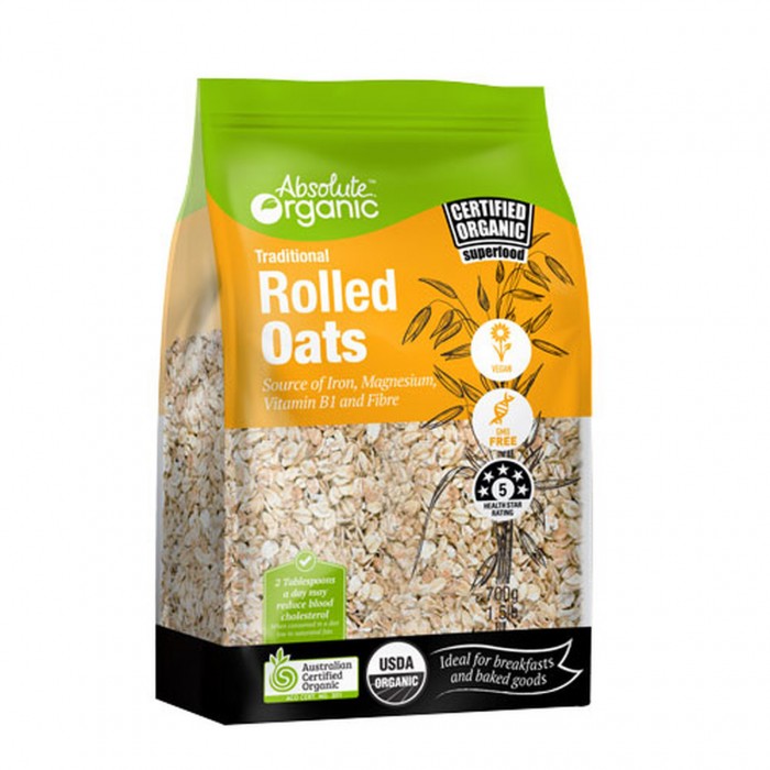 Absolute Organic - Rolled Oats (700g)