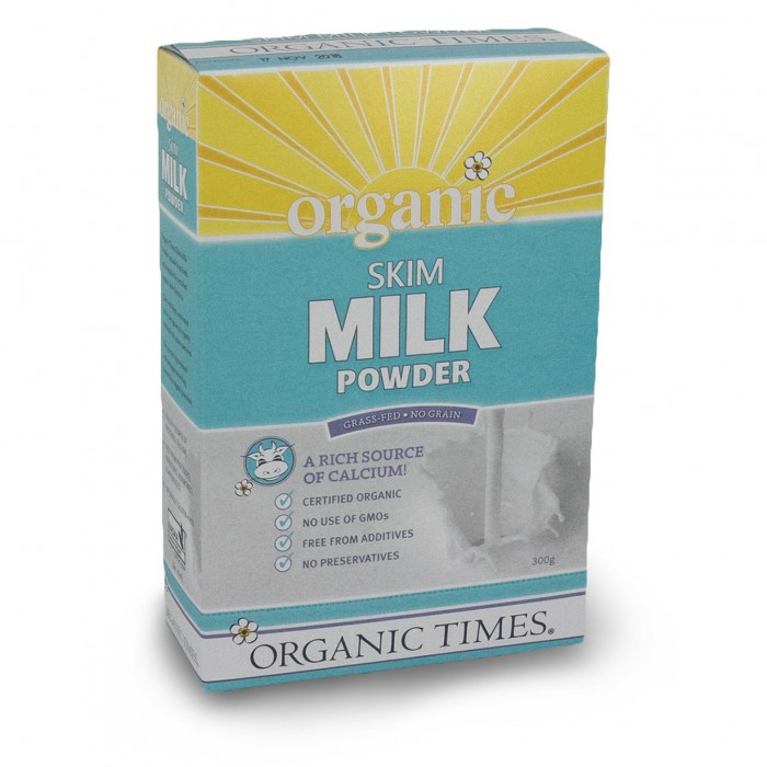 Organic Times Skim Milk Powder 300g