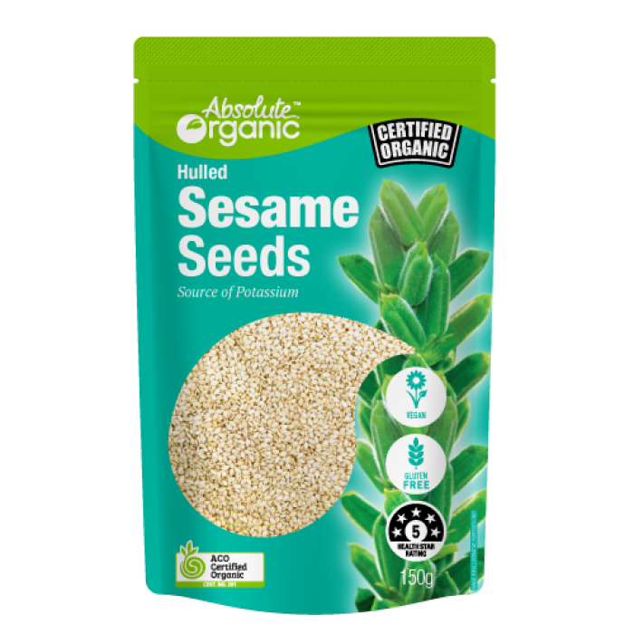 Absolute Organic - Hulled Sesame Seeds (150g)
