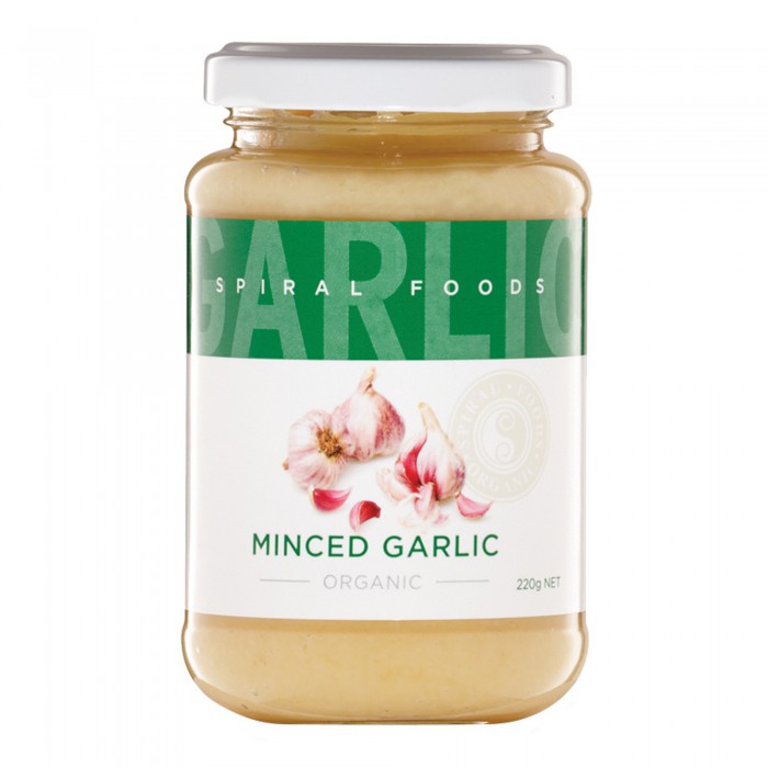 Spiral Foods Organic Minced Garlic 220g