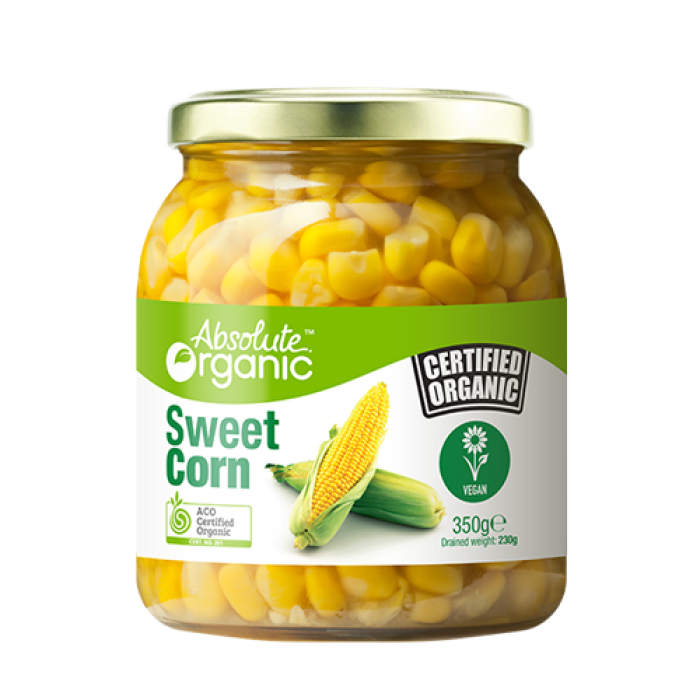 Absolute Organic - Sweet Corn (350g)