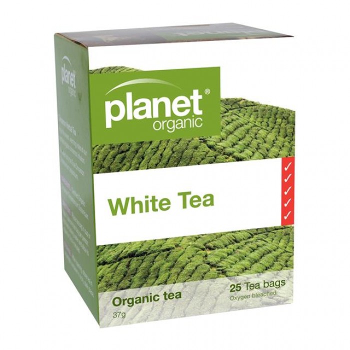 Planet Organic - White Herbal Tea (25 Teabags)
