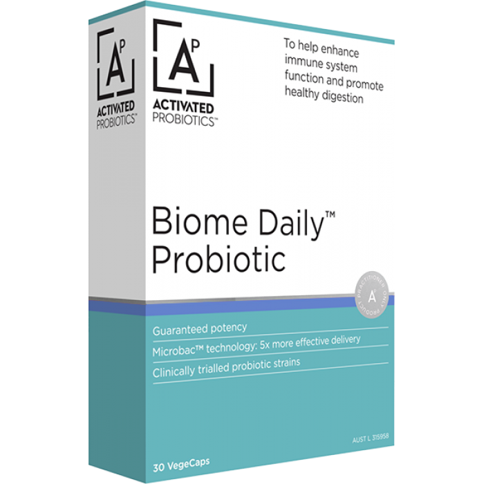 Activated Probiotics Biome Daily Probiotic - 30 vege caps