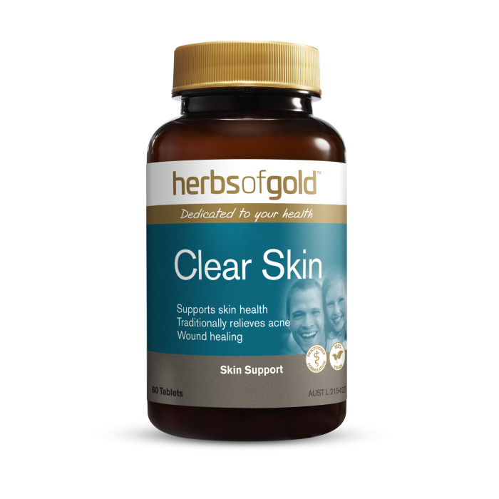 Herbs of Gold Clear Skin - 60 Tablets