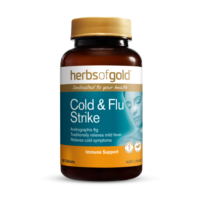 Herbs of Gold Cold & Flu Strike - 60 Tablets