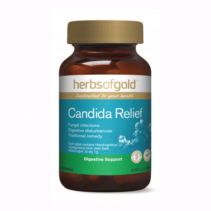 Herbs of Gold Candida Relief - 60 Tablets