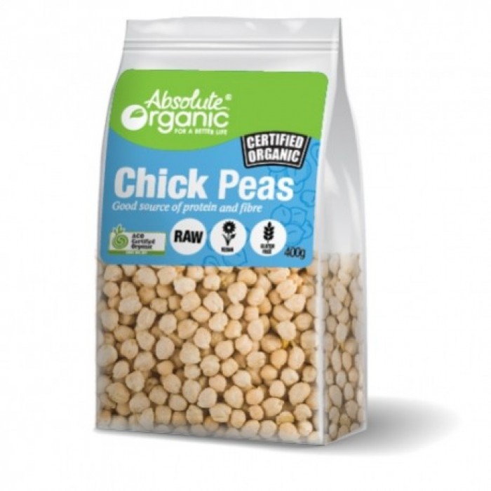 Absolute Organics - Whole Chick Peas (400g)