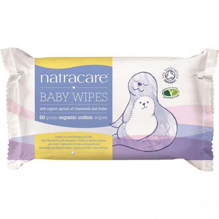 NatraCare - Baby Wipes (50 Wipes)