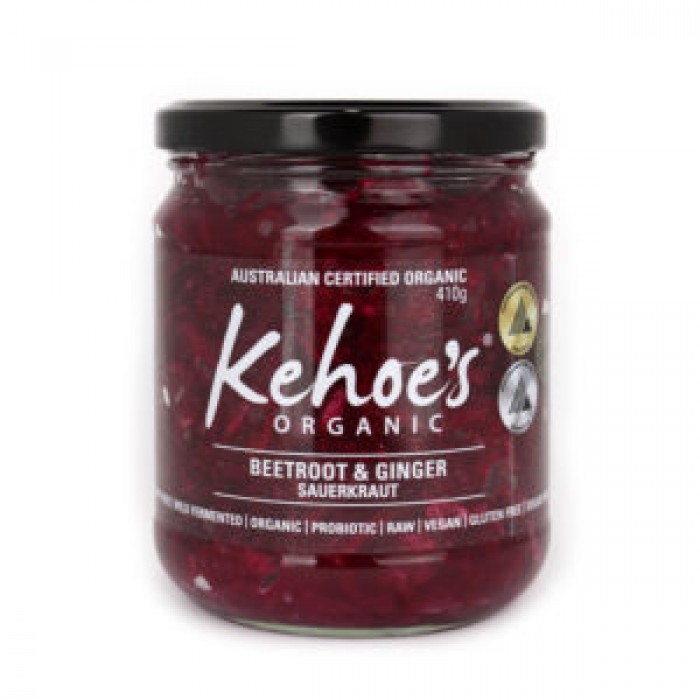 Kehoes Beetroot & Ginger Sauerkraut 410g