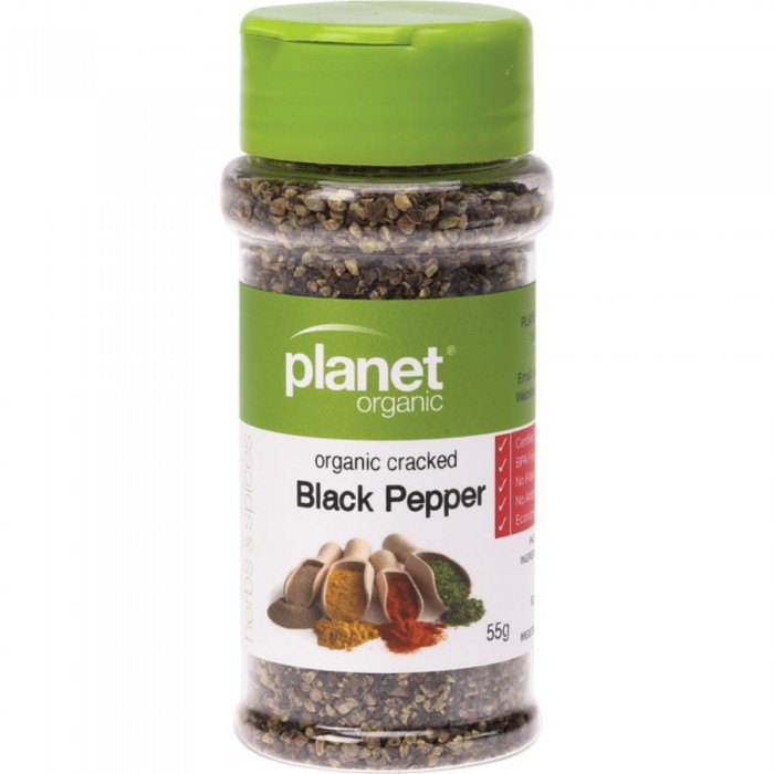 Planet Organic Spice - Black Pepper (55g)