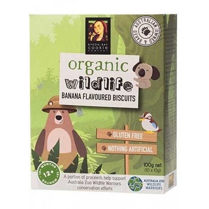 Organic Wildlife - Biscuits Banana (100g)