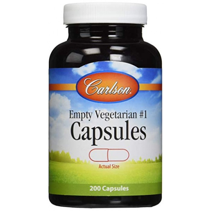 Carlson Labs - Empty Vegetarian Capsules (200 Caps)