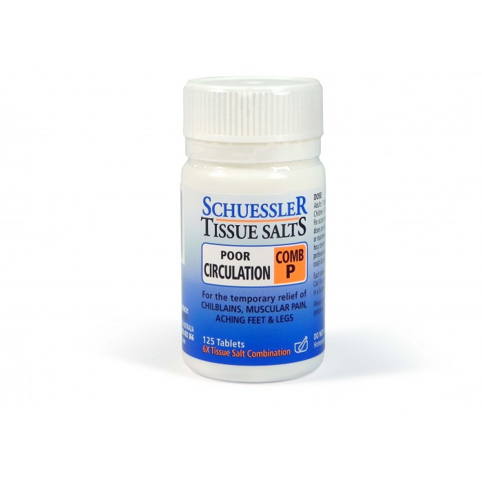 Schuessler Tissue Salts - Poor Circulatory Tablets (125 Tablets)