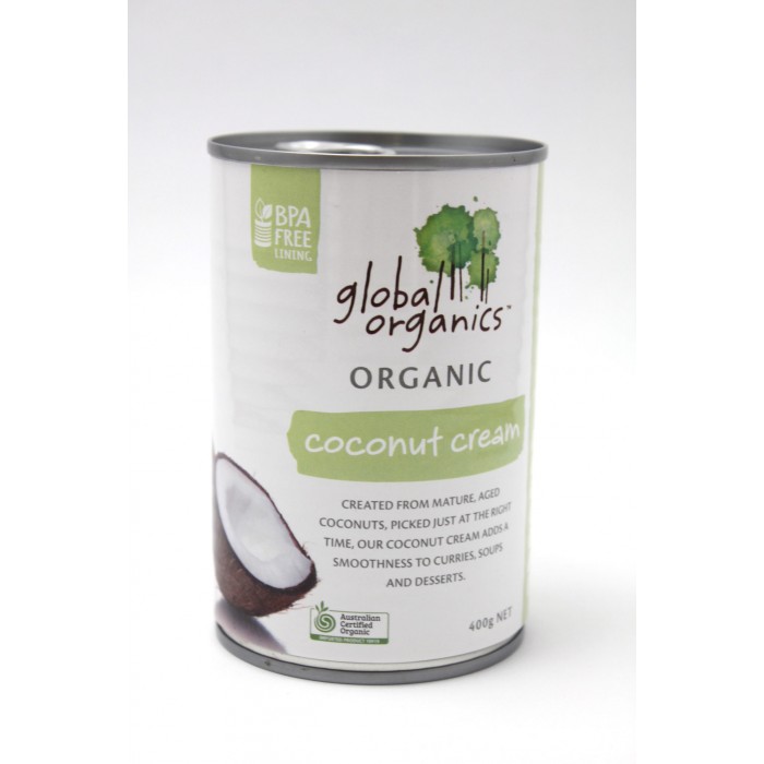 Global Organics Coconut Cream (400ml)